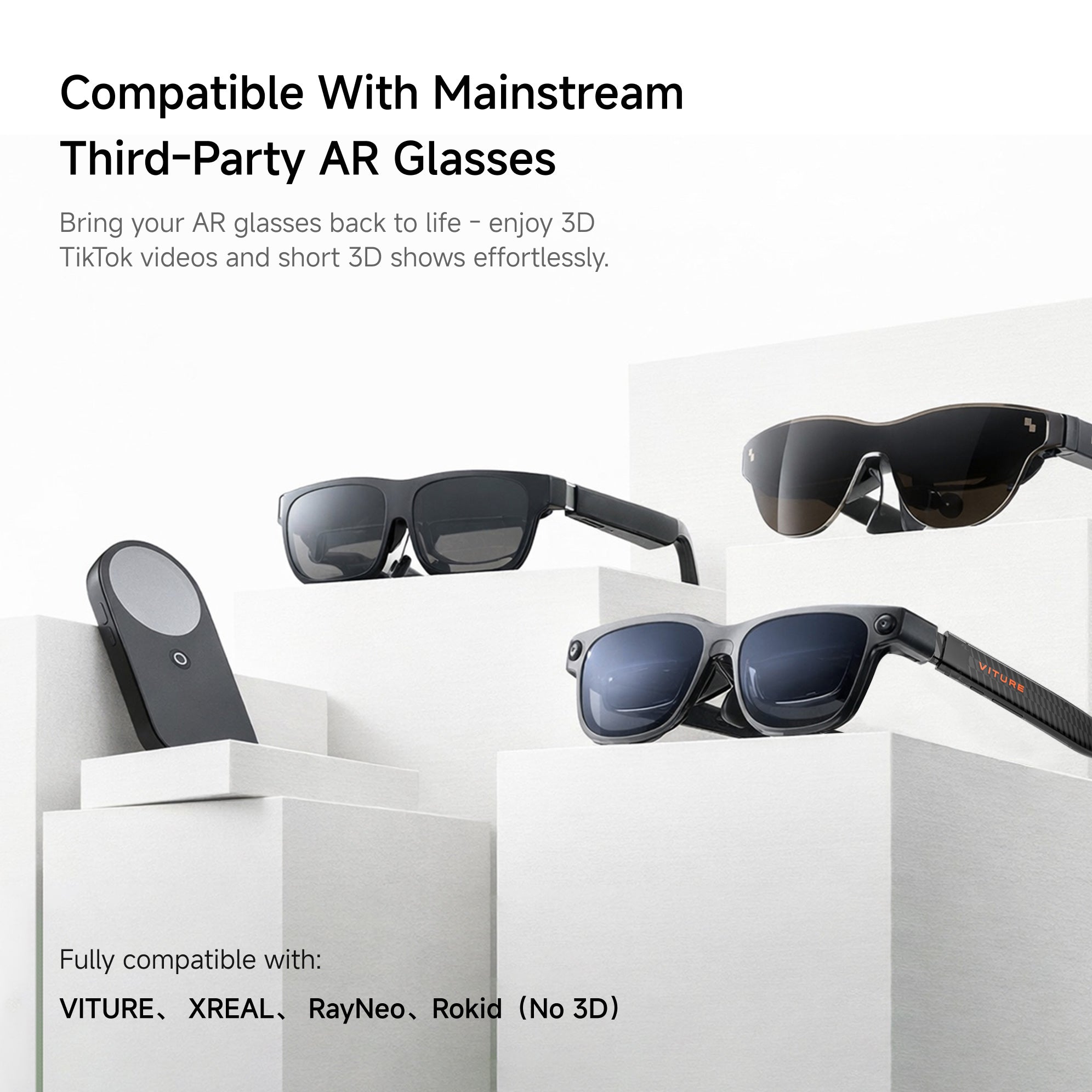 Unlock More Screens: INAIR Pod Now Brings Its Spatial Magic to Popular Third-Party AR Glasses