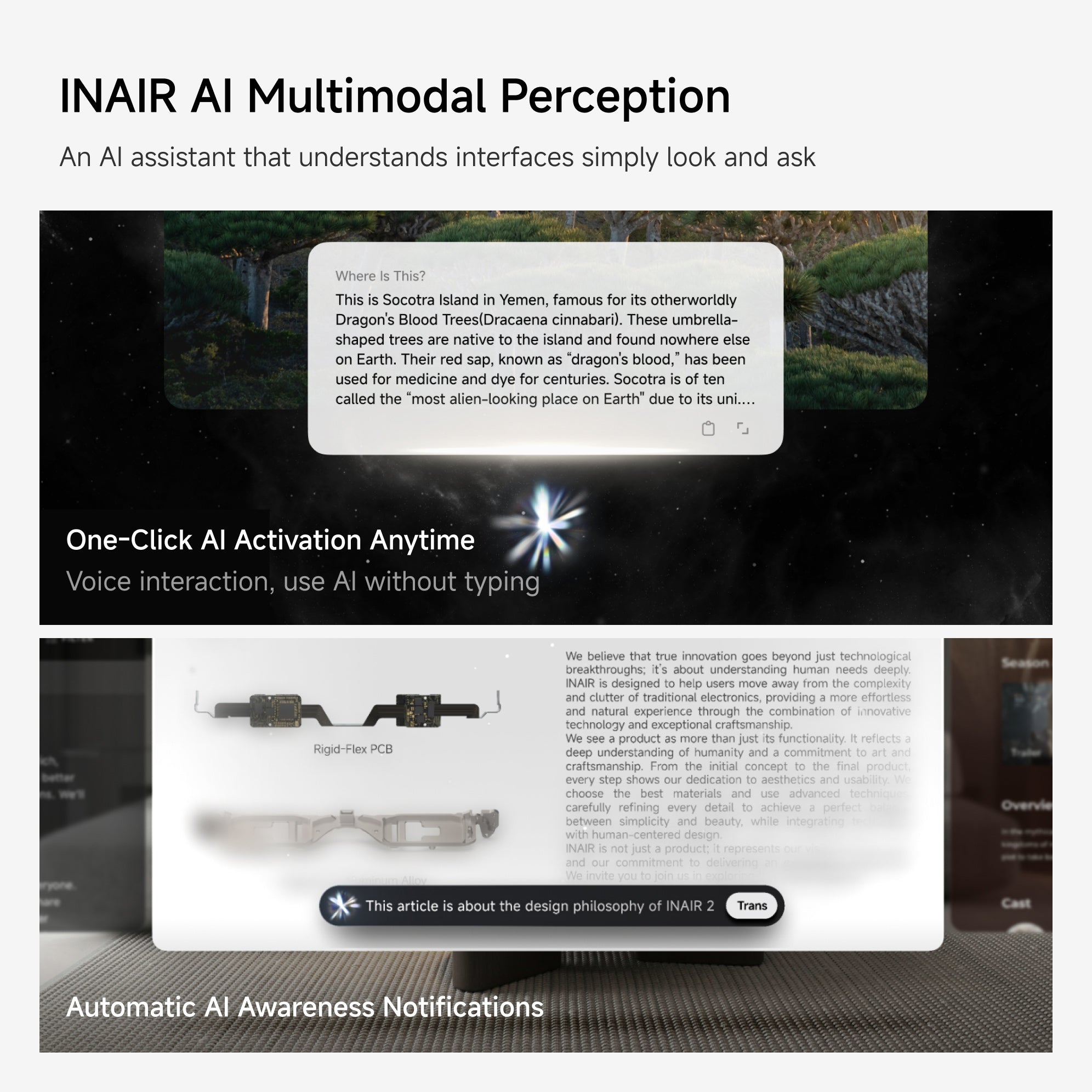 INAIR 3D Kit (for Projector)